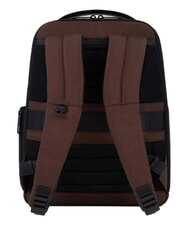 PIQUADRO WOLLEM Mochila de piel y tela, soporte para port&aacute;til de 14" BROWN - Mochilas para port&aacute;til - 3