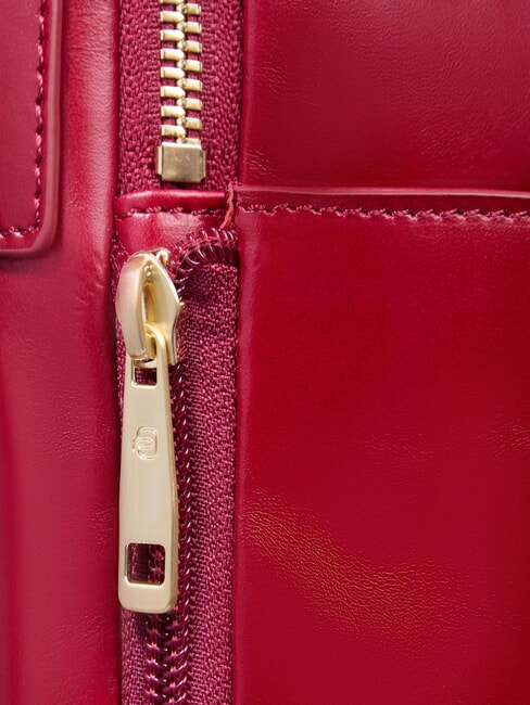 BLUE SQUARE  Mochila para port&aacute;til de 14 pulgadas, de cuero ROJO - Mochilas para port&aacute;til