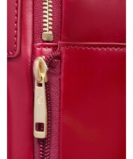 PIQUADRO BLUE SQUARE  Mochila para port&aacute;til de 14 pulgadas, de cuero ROJO - Mochilas para port&aacute;til - 7