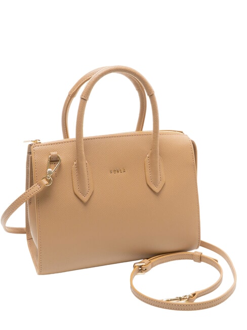 GARDENIA Bolso de mano con correa para el hombro. desierto - Bolsos Mujer