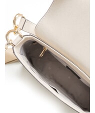 FURLA CIRCE Bolso de hombro de piel perla - Bolsos Mujer - 5