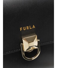 FURLA CIRCE Bolso de hombro de piel negro - Bolsos Mujer - 4