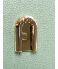 FURLA GARDENIA Bolso porta c&aacute;mara de piel con estampado keria verde mineral + tonos hielo - Bolsos Mujer - 3