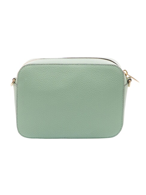 GARDENIA Bolso porta c&aacute;mara de piel con estampado keria verde mineral + tonos hielo - Bolsos Mujer