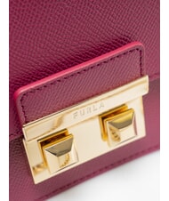 FURLA BELLA  Mini bolso bandolera, en piel. frambuesa - Bolsos Mujer - 3
