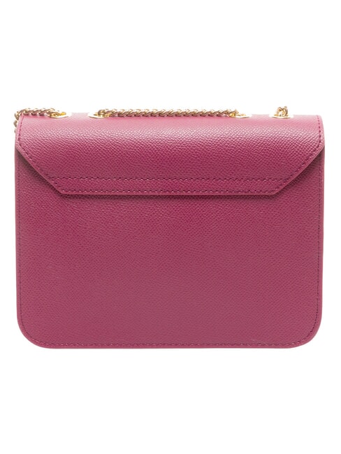 BELLA  Mini bolso bandolera, en piel. frambuesa - Bolsos Mujer