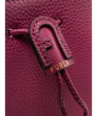 FURLA ATENA Minibolso tipo cubo con correa para el hombro frambuesa - Bolsos Mujer - 4