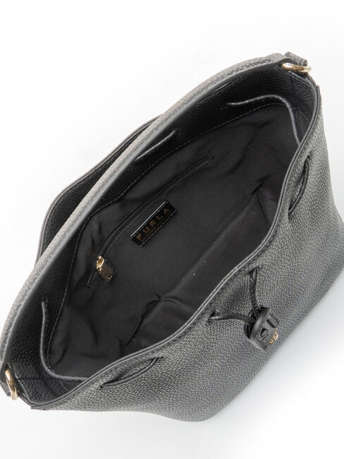 ATENA Minibolso tipo cubo con correa para el hombro negro - Bolsos Mujer