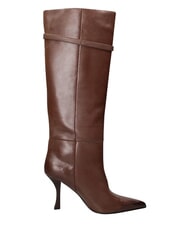 MARC ELLIS ME25 Bot&iacute;n alto, tac&oacute;n de 9 cm, de piel. marr&oacute;n oscuro - Zapatos Mujer - 3