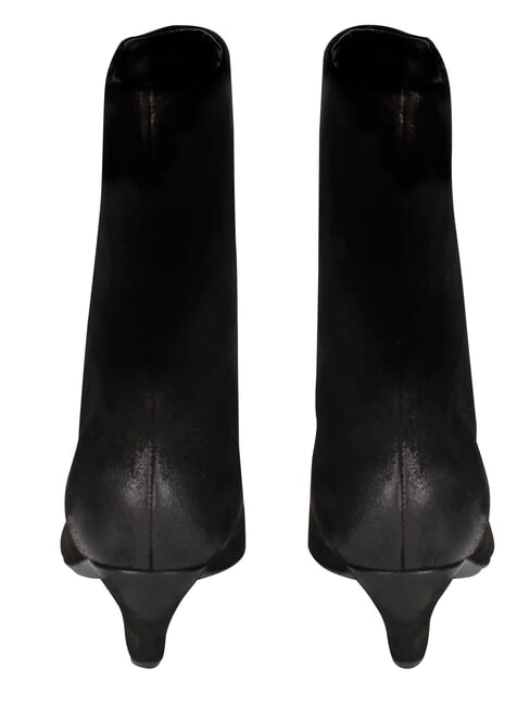 ME25 Bot&iacute;n de piel con tac&oacute;n de 5 cm. negro - Zapatos Mujer