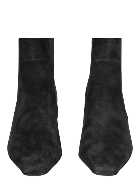 ME25 Bot&iacute;n de piel con tac&oacute;n de 5 cm. negro - Zapatos Mujer
