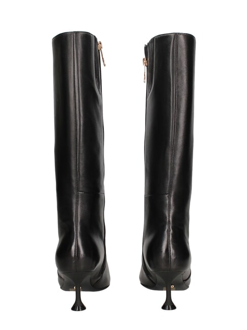 ME25 Bot&iacute;n alto, tac&oacute;n de 6,5 cm, de piel. negro - Zapatos Mujer