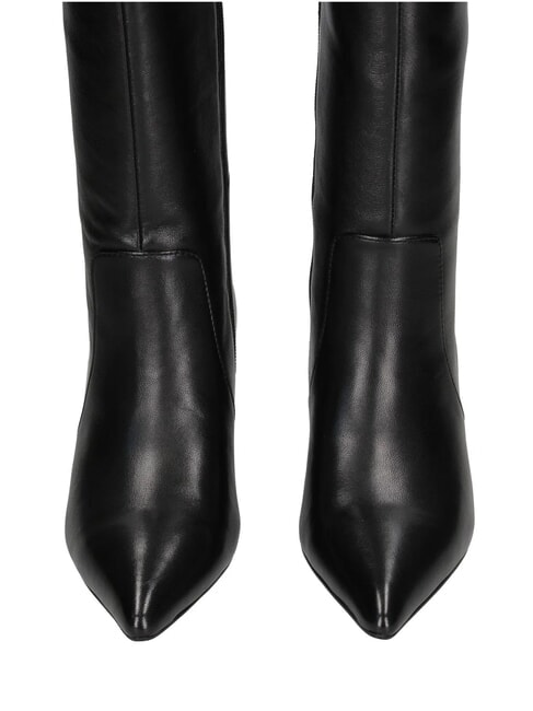 ME25 Bot&iacute;n alto, tac&oacute;n de 6,5 cm, de piel. negro - Zapatos Mujer