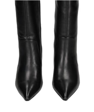 MARC ELLIS ME25 Bot&iacute;n alto, tac&oacute;n de 6,5 cm, de piel. negro - Zapatos Mujer - 5