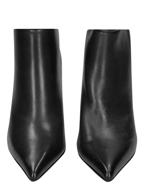 ME25 Bot&iacute;n alto, tac&oacute;n de 9 cm, de piel. negro - Zapatos Mujer