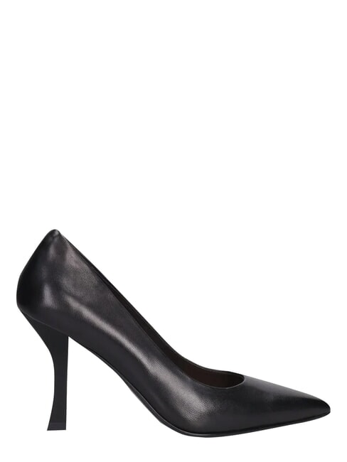 ME25 Tac&oacute;n escote de 9cm, en piel. negro - Zapatos Mujer