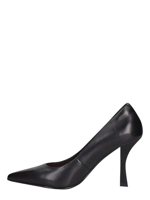ME25 Tac&oacute;n escote de 9cm, en piel. negro - Zapatos Mujer
