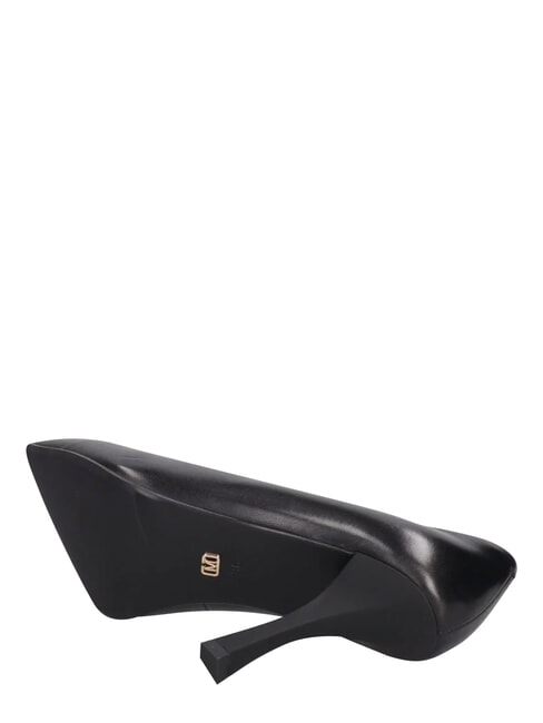 ME25 Tac&oacute;n escote de 9cm, en piel. negro - Zapatos Mujer