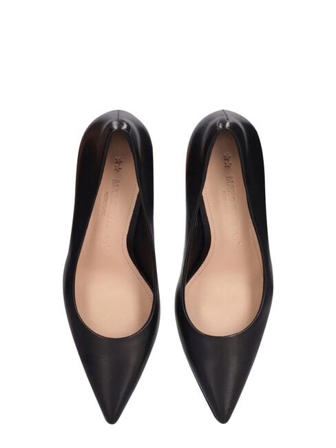 ME25 Tac&oacute;n escote de 9cm, en piel. negro - Zapatos Mujer