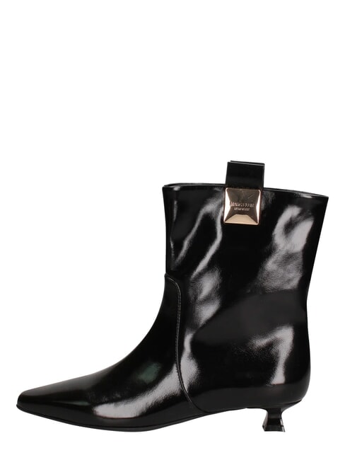 ME25 Bot&iacute;n de piel con tac&oacute;n de 3 cm negro - Zapatos Mujer