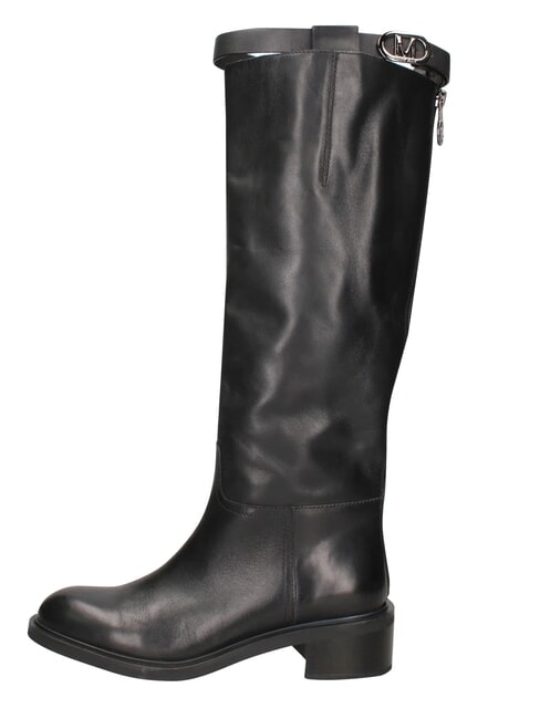ME25 Bot&iacute;n alto, tac&oacute;n de 4,5 cm, de piel. negro - Zapatos Mujer