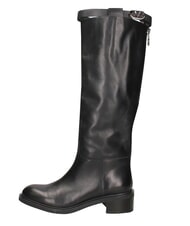 MARC ELLIS ME25 Bot&iacute;n alto, tac&oacute;n de 4,5 cm, de piel. negro - Zapatos Mujer - 3