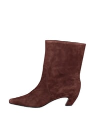 MARC ELLIS ME25 Bot&iacute;n de piel con tac&oacute;n de 5 cm. marr&oacute;n oscuro - Zapatos Mujer - 4