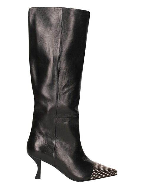 ME25 Bot&iacute;n alto, tac&oacute;n de 6,5 cm, de piel. negro - Zapatos Mujer