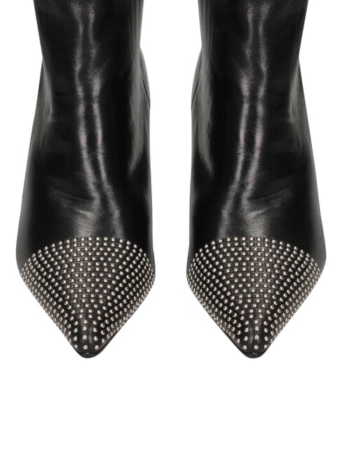 ME25 Bot&iacute;n alto, tac&oacute;n de 6,5 cm, de piel. negro - Zapatos Mujer