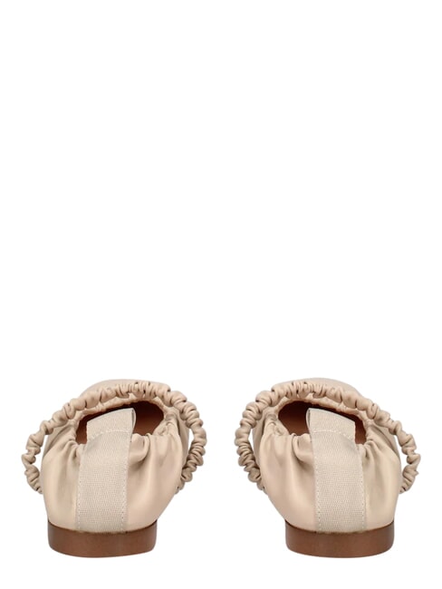 ME25 bailarinas de cuero leche - Zapatos Mujer
