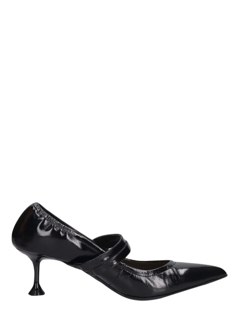 ME25 Tac&oacute;n escote de 6cm, en piel. negro - Zapatos Mujer
