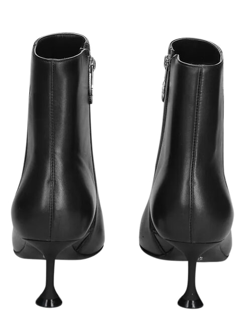 ME25 Bot&iacute;n de piel con tac&oacute;n de 6,5 cm negro - Zapatos Mujer