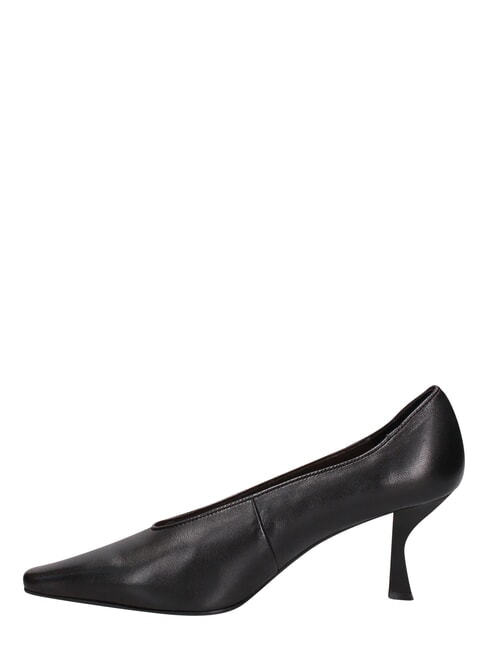 ME25 Tac&oacute;n escote de 6cm, en piel. negro - Zapatos Mujer