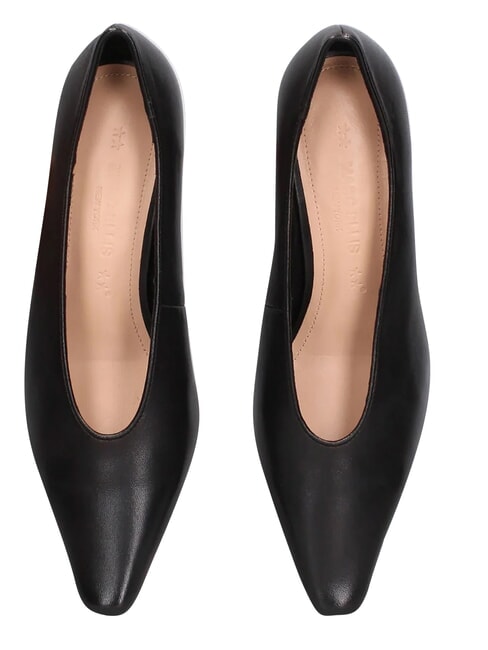 ME25 Tac&oacute;n escote de 6cm, en piel. negro - Zapatos Mujer