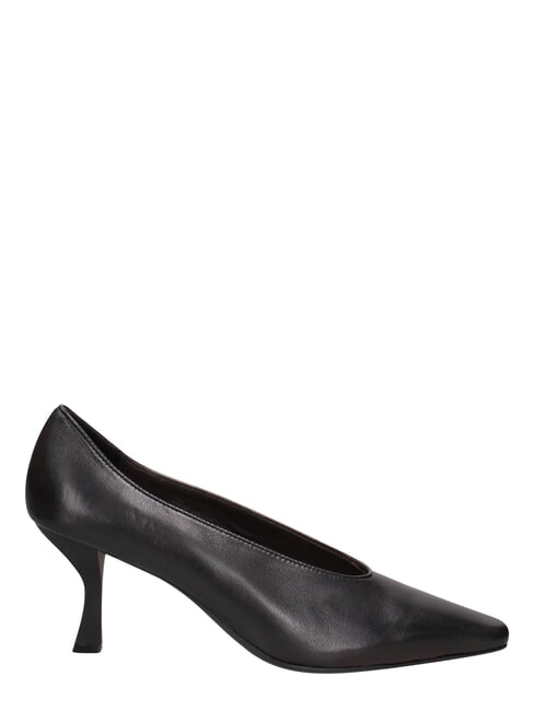 ME25 Tac&oacute;n escote de 6cm, en piel. negro - Zapatos Mujer