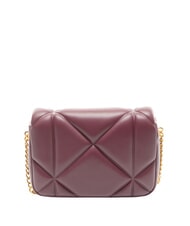 LOVE MOSCHINO EMBOSSED Minibolso de hombro vino - Bolsos Mujer - 4