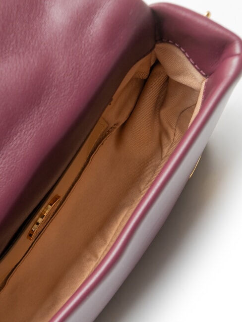 EMBOSSED Minibolso de hombro vino - Bolsos Mujer