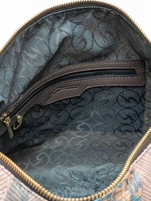 MAYA Bolso de hombro maxi acuarela salvaje/ topo oscuro - Bolsos Mujer