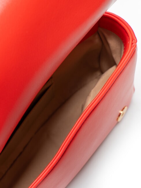 EMBOSSED Bolso de mano con correa para el hombro. ROJO - Bolsos Mujer