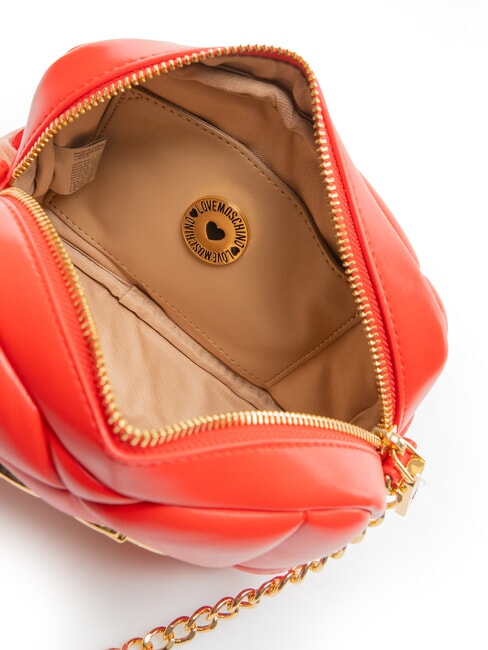 EMBOSSED Minibolso de hombro ROJO - Bolsos Mujer