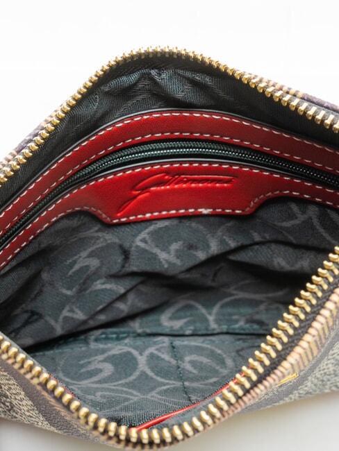 PLANETARIUM Clutch con pu&ntilde;o cl&aacute;sico/coral - Bolsos Mujer
