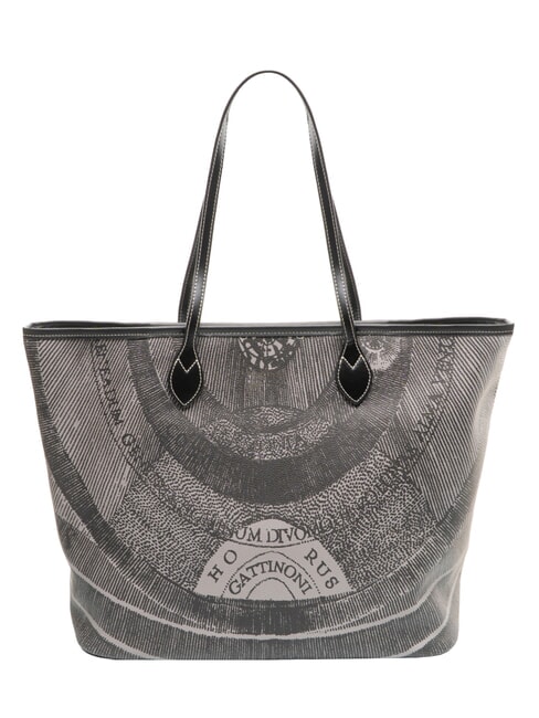 PLANETARIUM Bolsa de compras grande monocrom&aacute;tico gris claro/negro - Bolsos Mujer