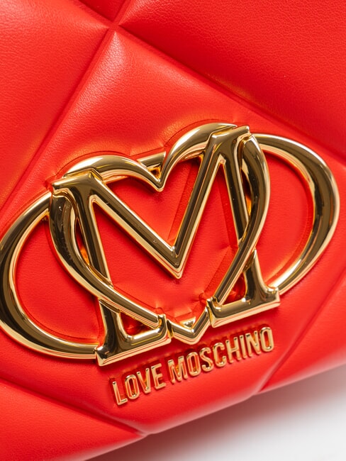 EMBOSSED Minibolso de hombro ROJO - Bolsos Mujer