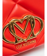 LOVE MOSCHINO EMBOSSED Minibolso de hombro ROJO - Bolsos Mujer - 3