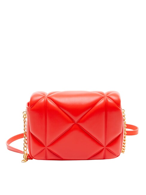EMBOSSED Minibolso de hombro ROJO - Bolsos Mujer