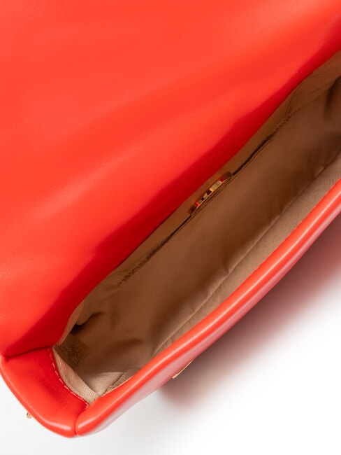 EMBOSSED Minibolso de hombro ROJO - Bolsos Mujer