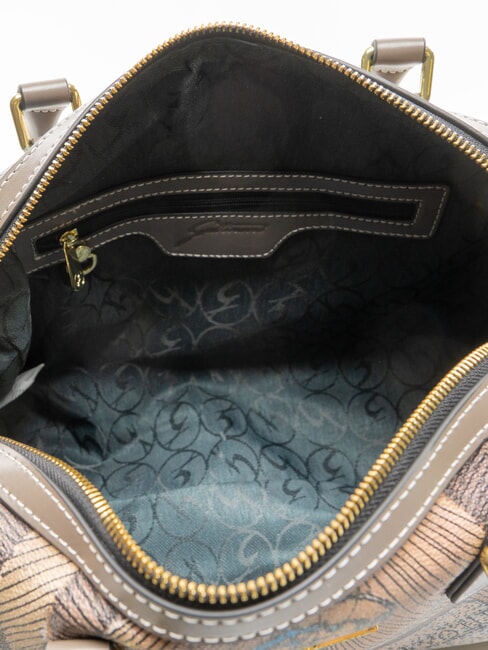 PLANETARIUM Bolso de hombro con correa para el hombro acuarela salvaje/ topo oscuro - Bolsos Mujer