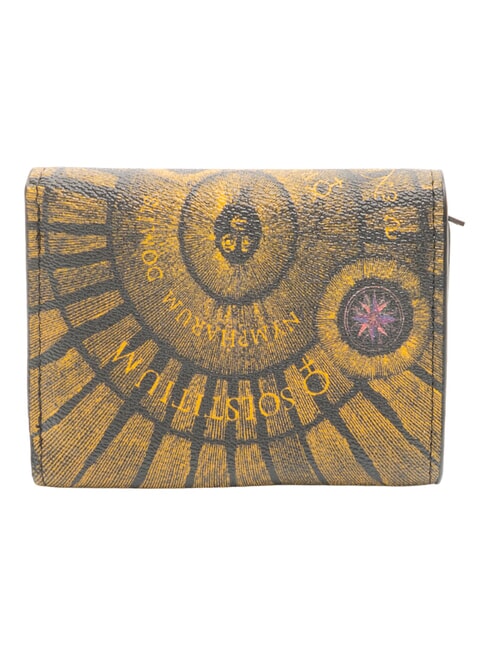 PLANETARIUM Cartera peque&ntilde;a con solapa planeta.impresi&oacute;n negra - Carteras Mujer