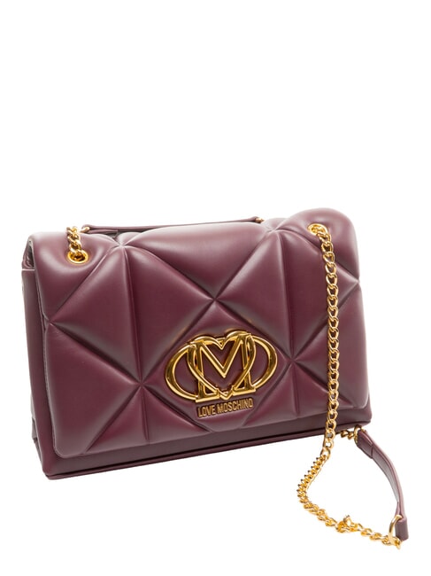 EMBOSSED Bolso de hombro / bolso cruzado vino - Bolsos Mujer