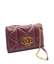 LOVE MOSCHINO EMBOSSED Bolso de hombro / bolso cruzado vino - Bolsos Mujer - 2